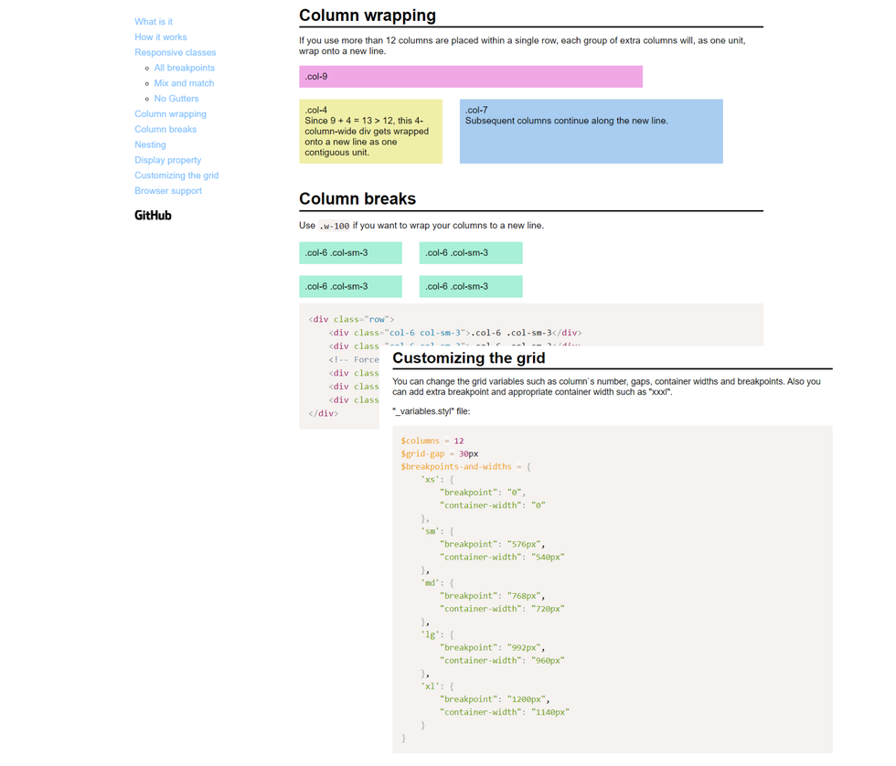The example of module blocks. There is a description of how to use the system under them.